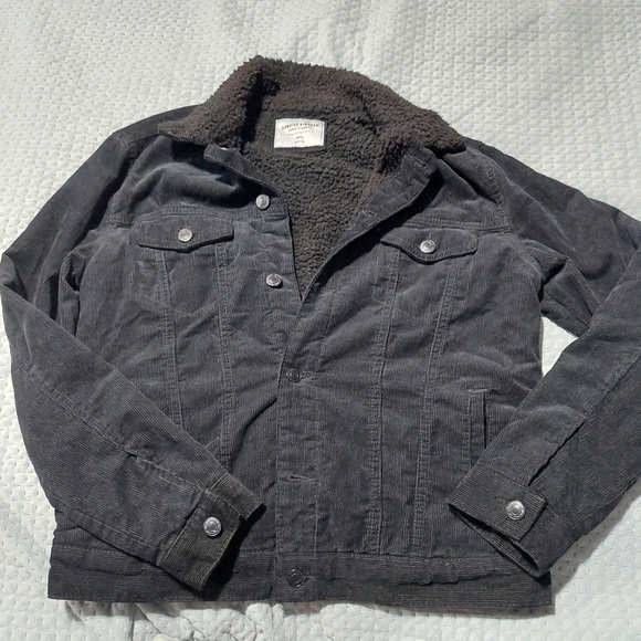 Sunrise Kingdom Men's Black Corduroy Jacket - Picture 1 of 4
